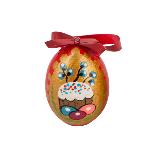 Набор пасхальный "Яйцо", комплект из 7 штук, дерево, ручная роспись фото 8