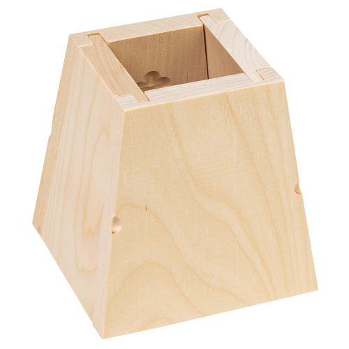 Форма для творожной пасхи (пасочница) на 0,5 кг, деревянная фото 4