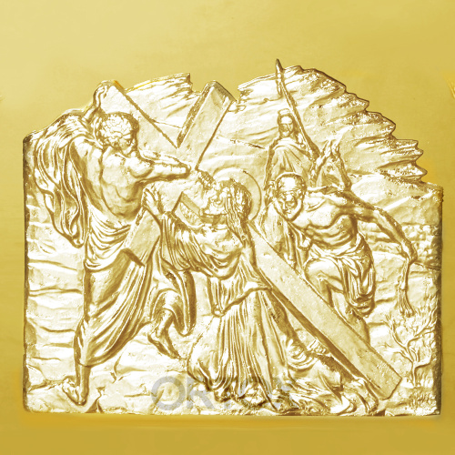 Облачение на престол "Золотые своды", эмаль, высота 107 см фото 3